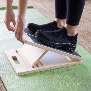 Bolest lýtek a ztuhlé kotníky - 5úrovňová dřevěná nakloněná deska | FLEXBOARD